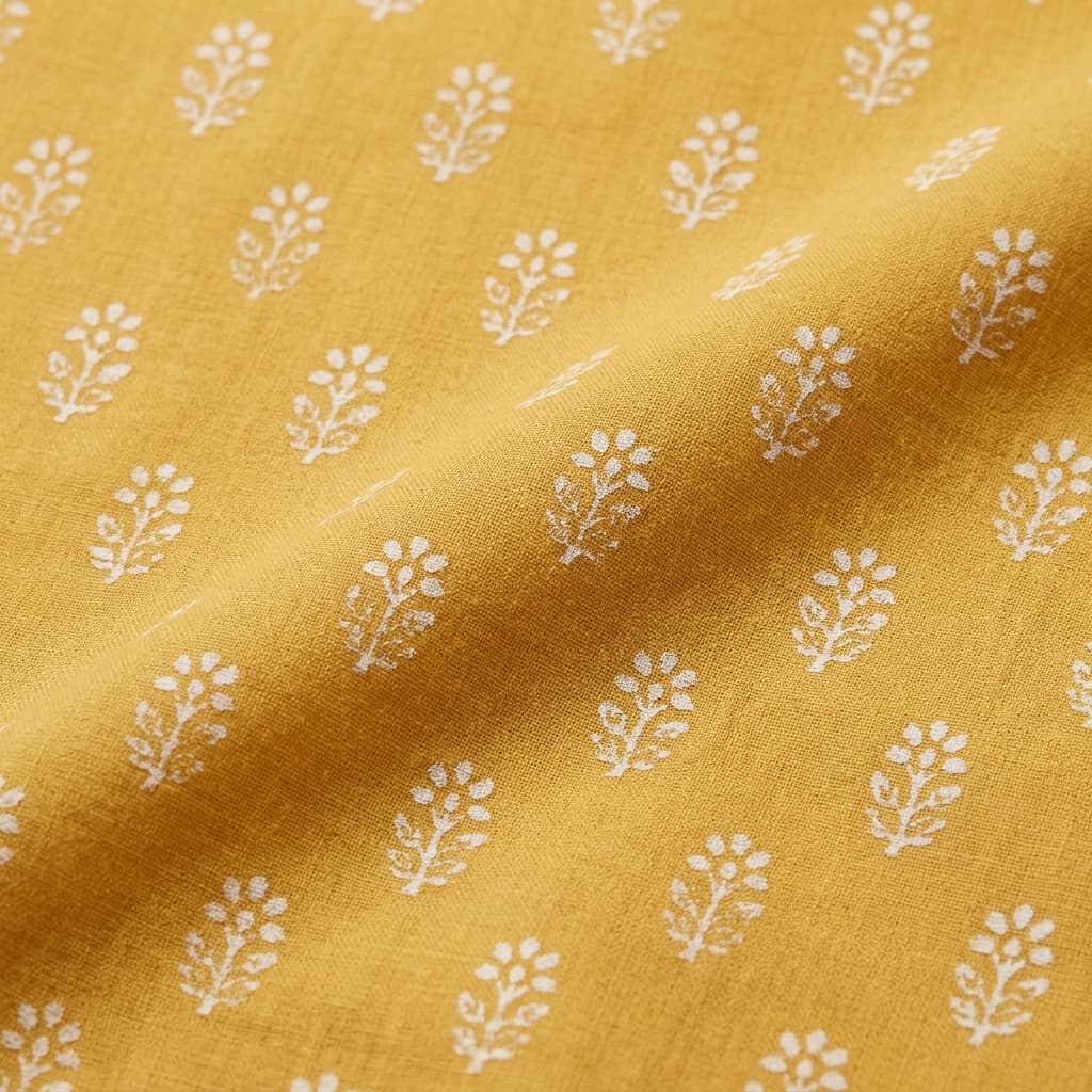 Amazon India alternate listing image — macro detail render of fabric weave, embroidery, and print at scale